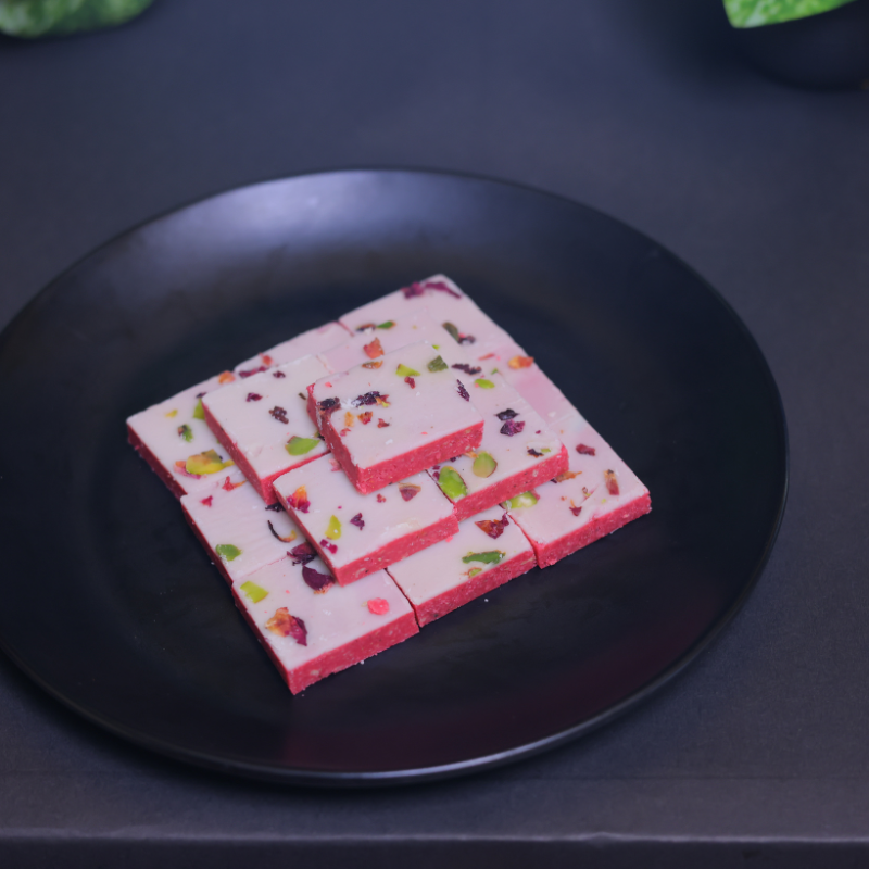 Strawberry Burfi