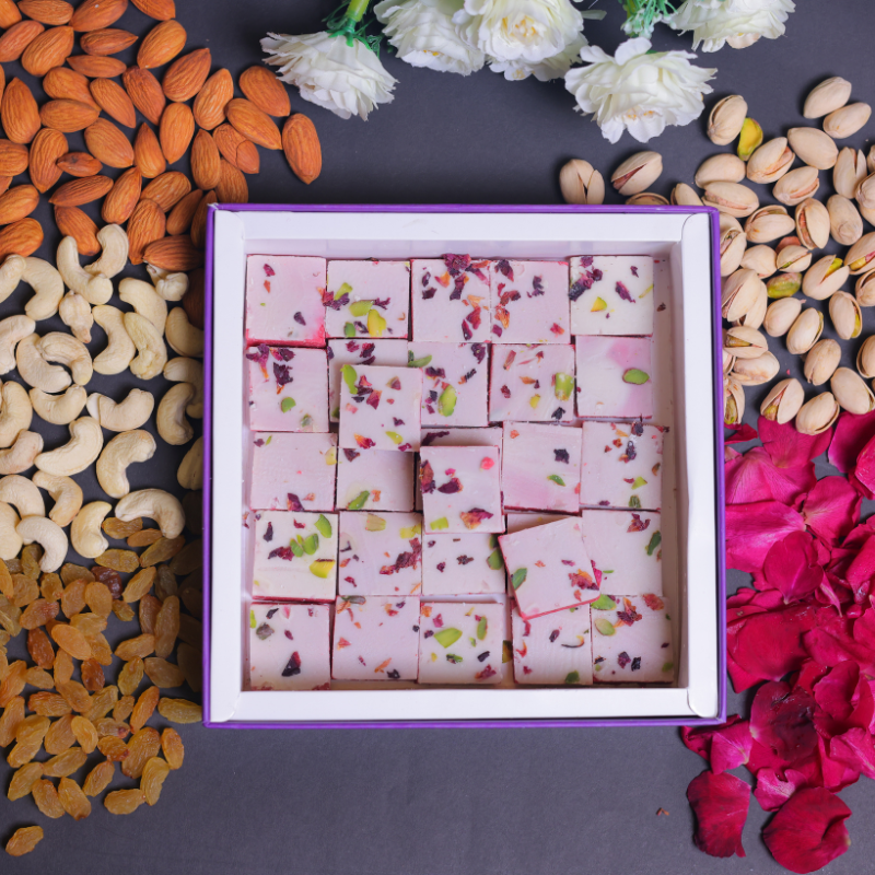 Strawberry Burfi